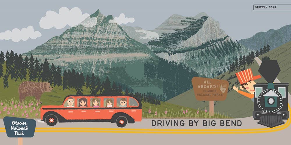 All Aboard More National Parks Board Book