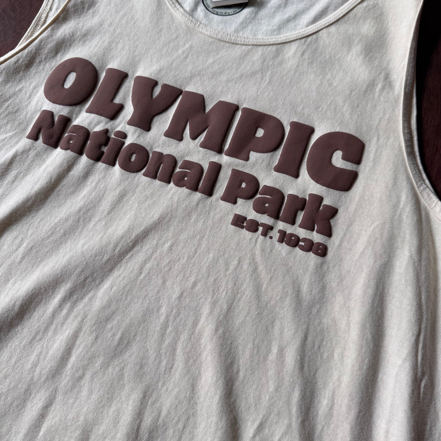 Olympic National Park Cream Tank Top