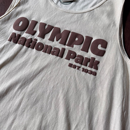 Olympic National Park Cream Tank Top