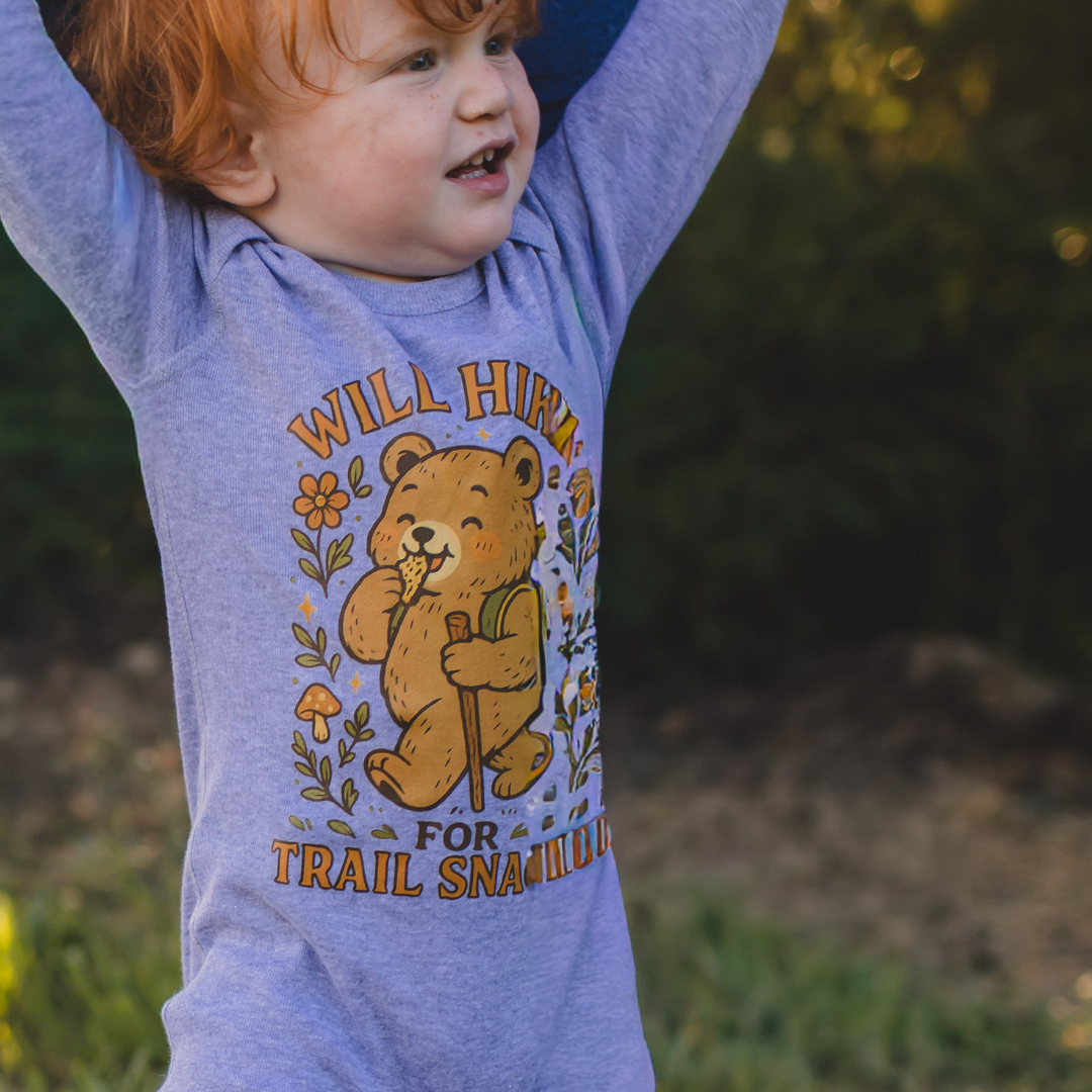 Will Hike for Snacks Infant One Piece