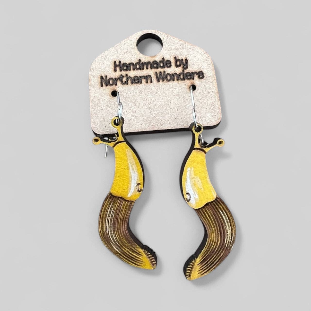 Banana Slug Earrings