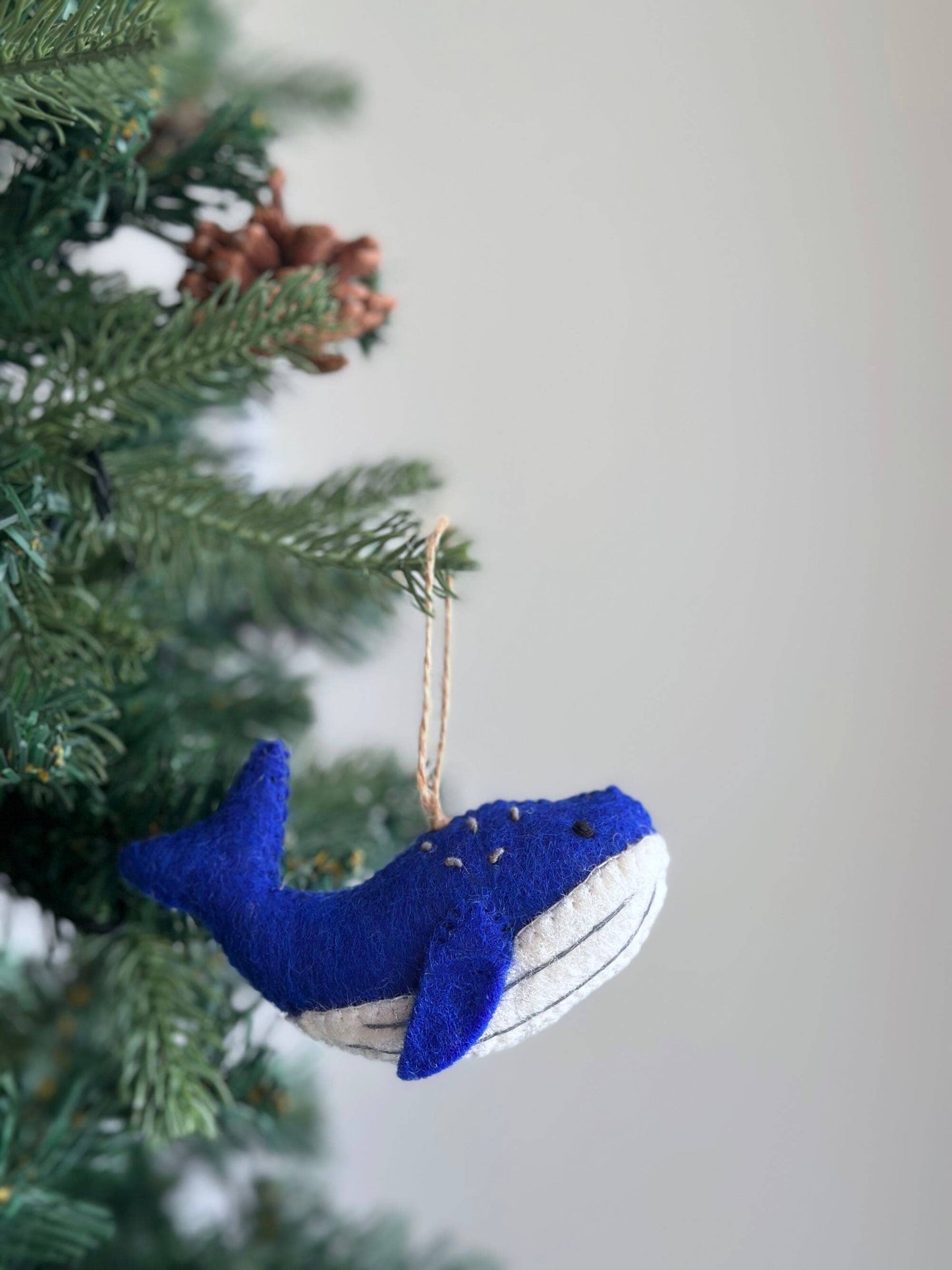 Humpback Whale Felt Ornament