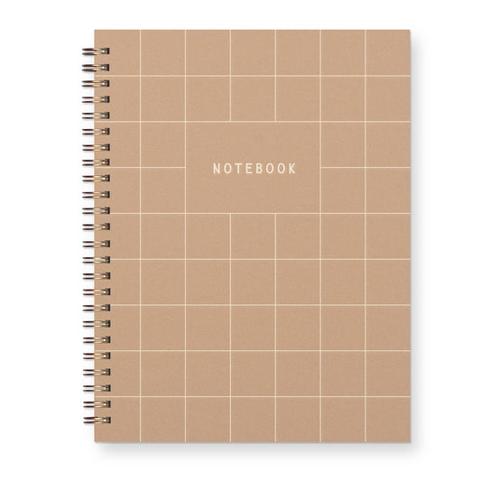 Grid Journal: Lined Notebook
