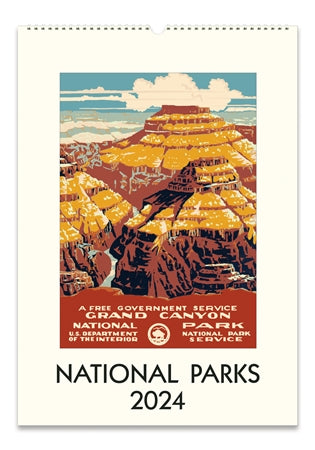 2024 National Park Monthly Wall Calendar