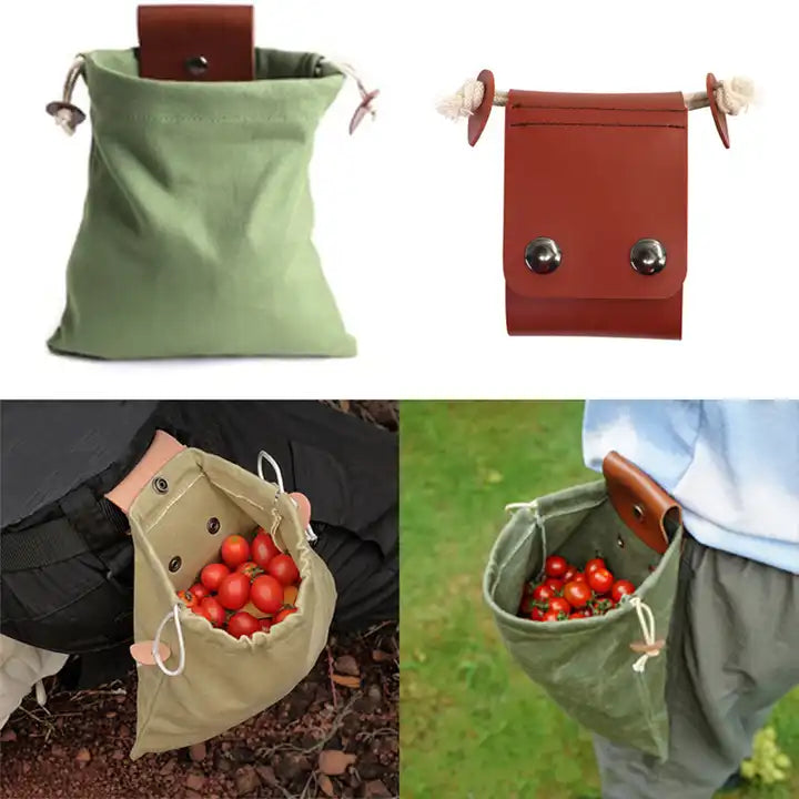 Canvas Foraging Bag Pouch