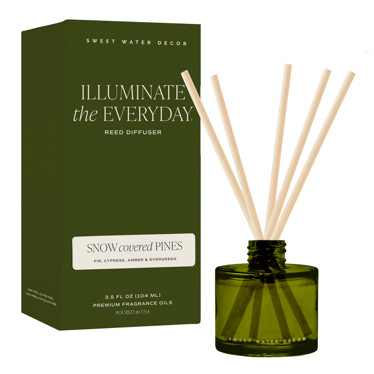 Snow Covered Pines Reed Diffuser