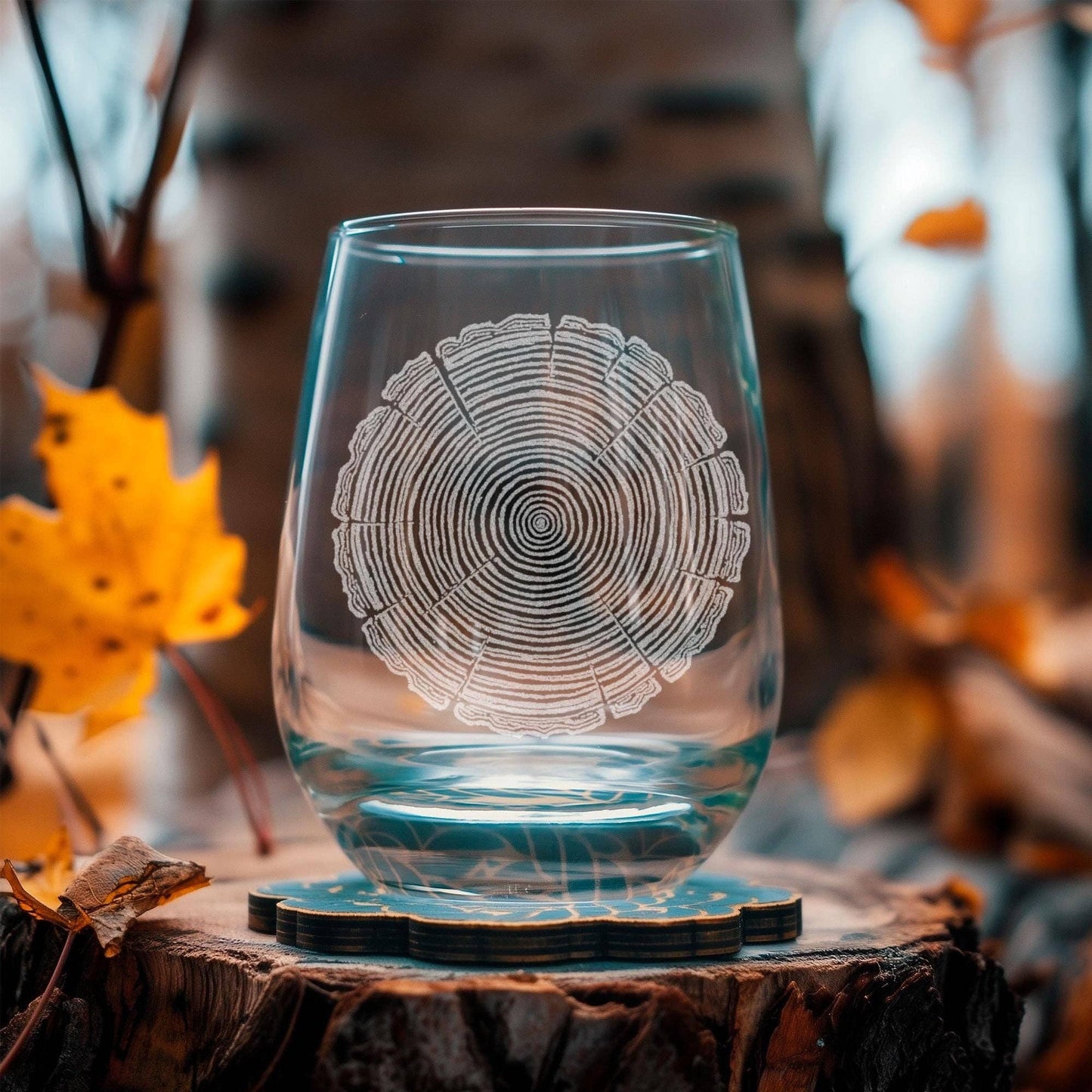 Tree Rings Glass