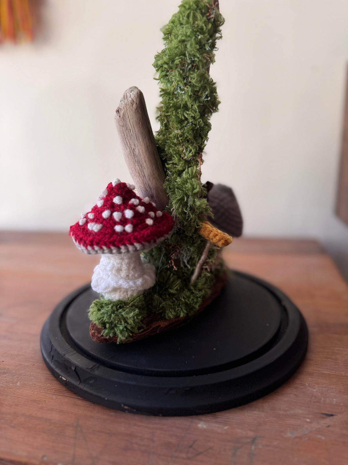 Mushroom Glass Cloche