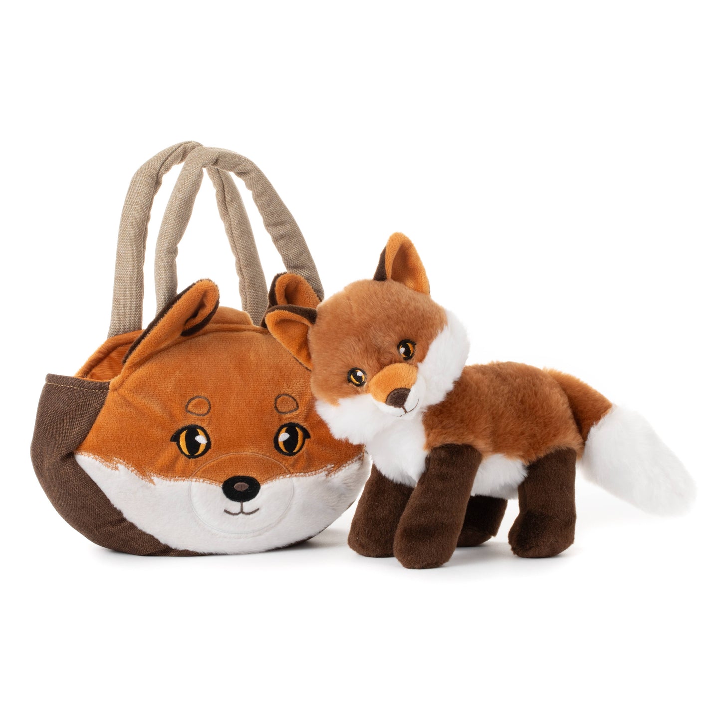 Purse & 9" Plush Red Fox