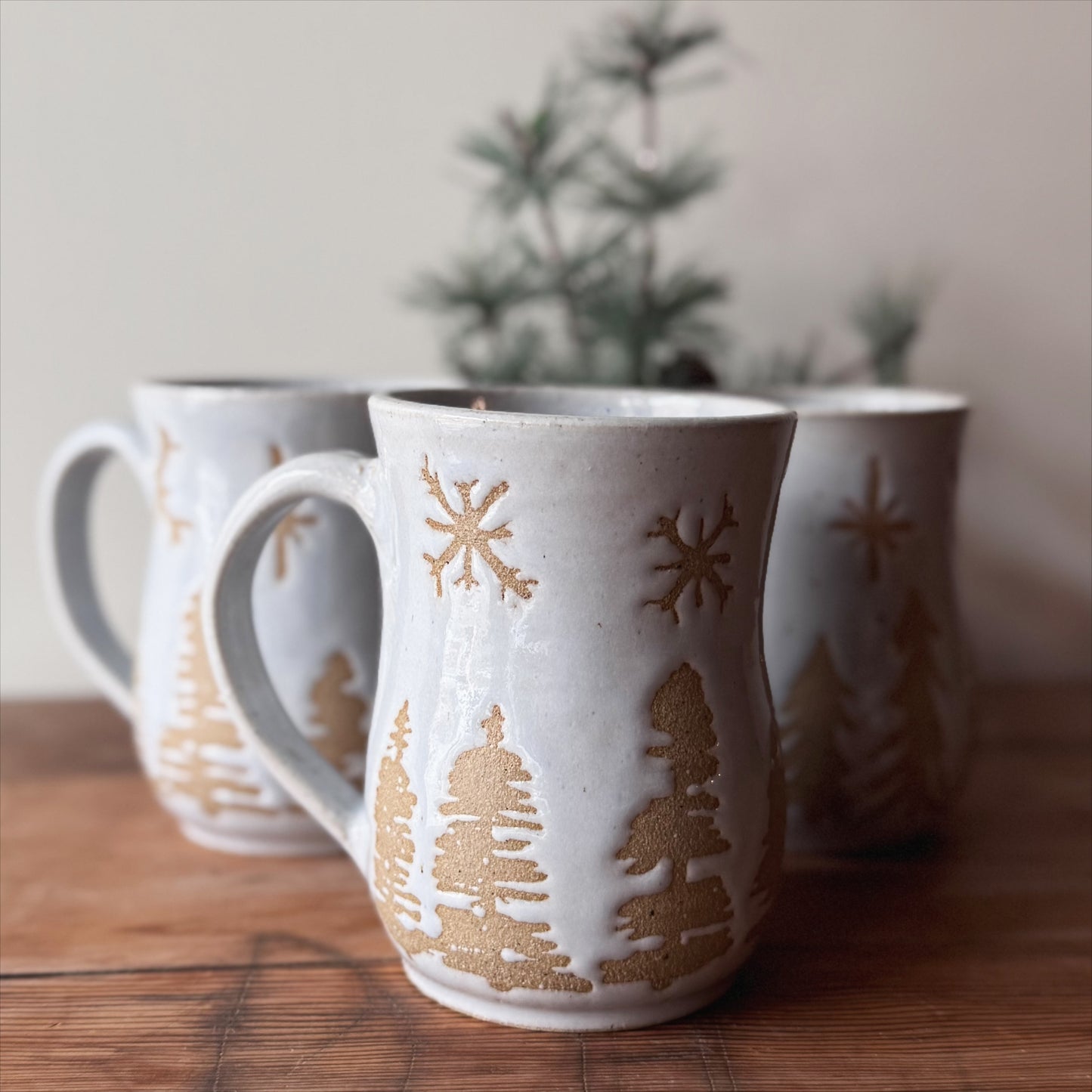 Snowing on the Trees Mug
