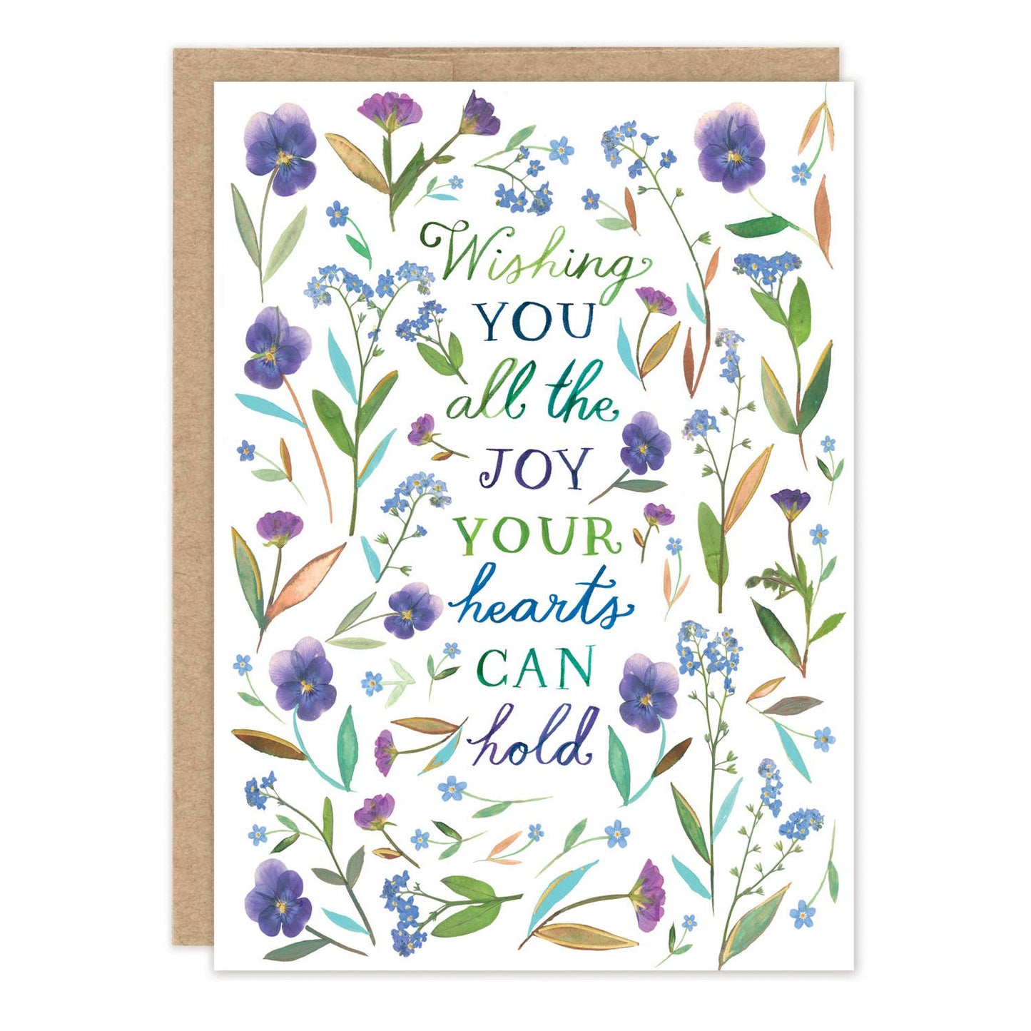 All The Joy Wedding Card