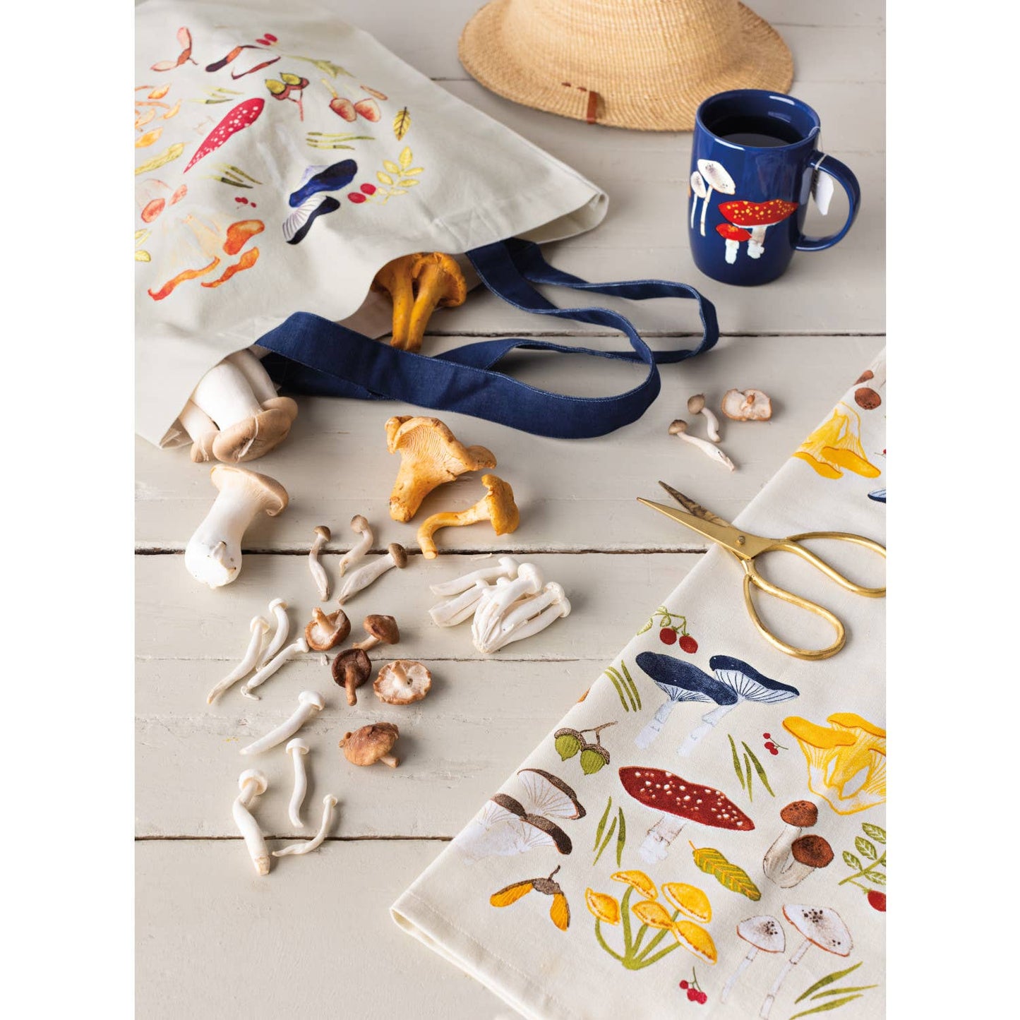 Field Mushrooms Tote Bag