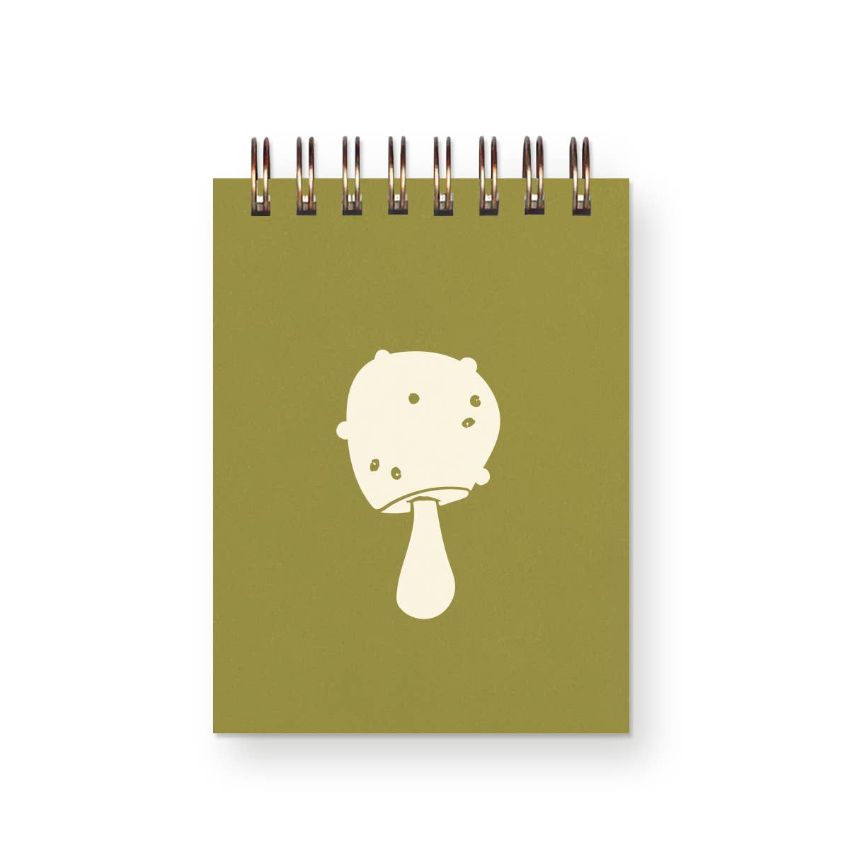 Green Mushroom Mini Jotter Notebook
