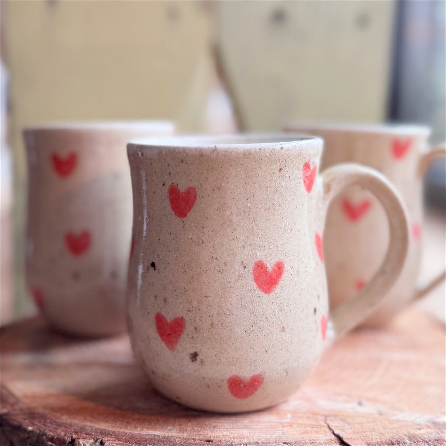 Pink Heart Mug