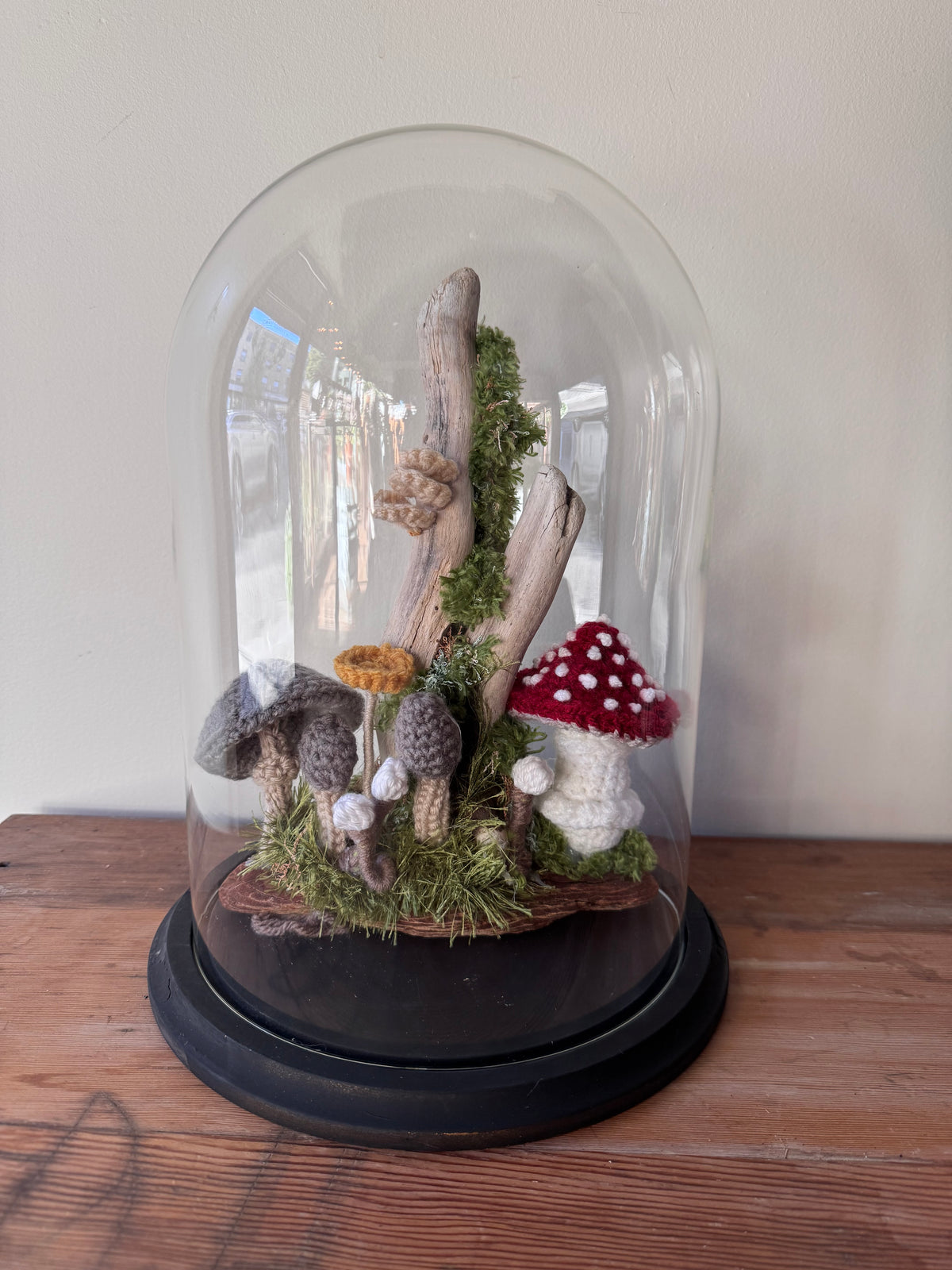 Mushroom Glass Cloche
