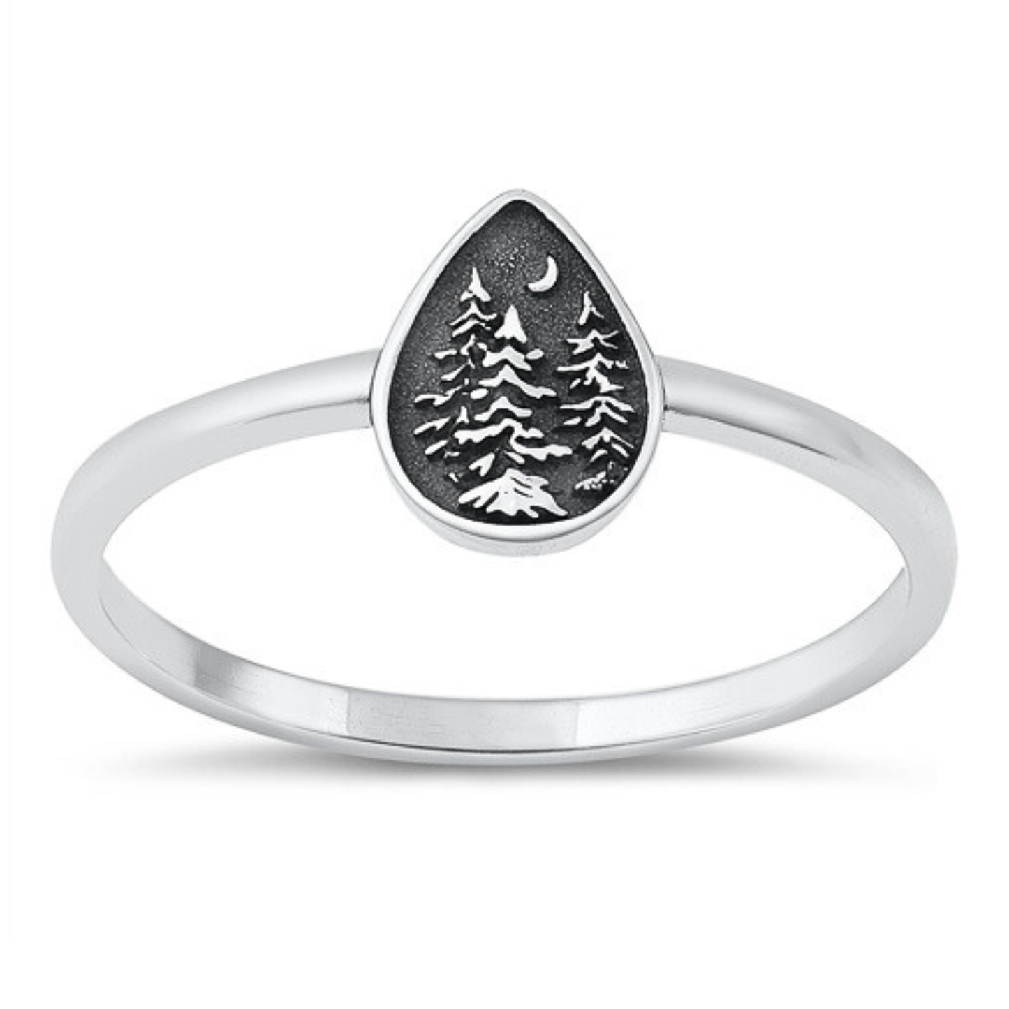 Trees and Moon Ring