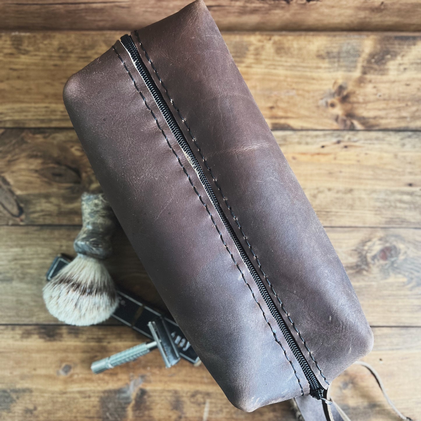 Leather Dopp Bag