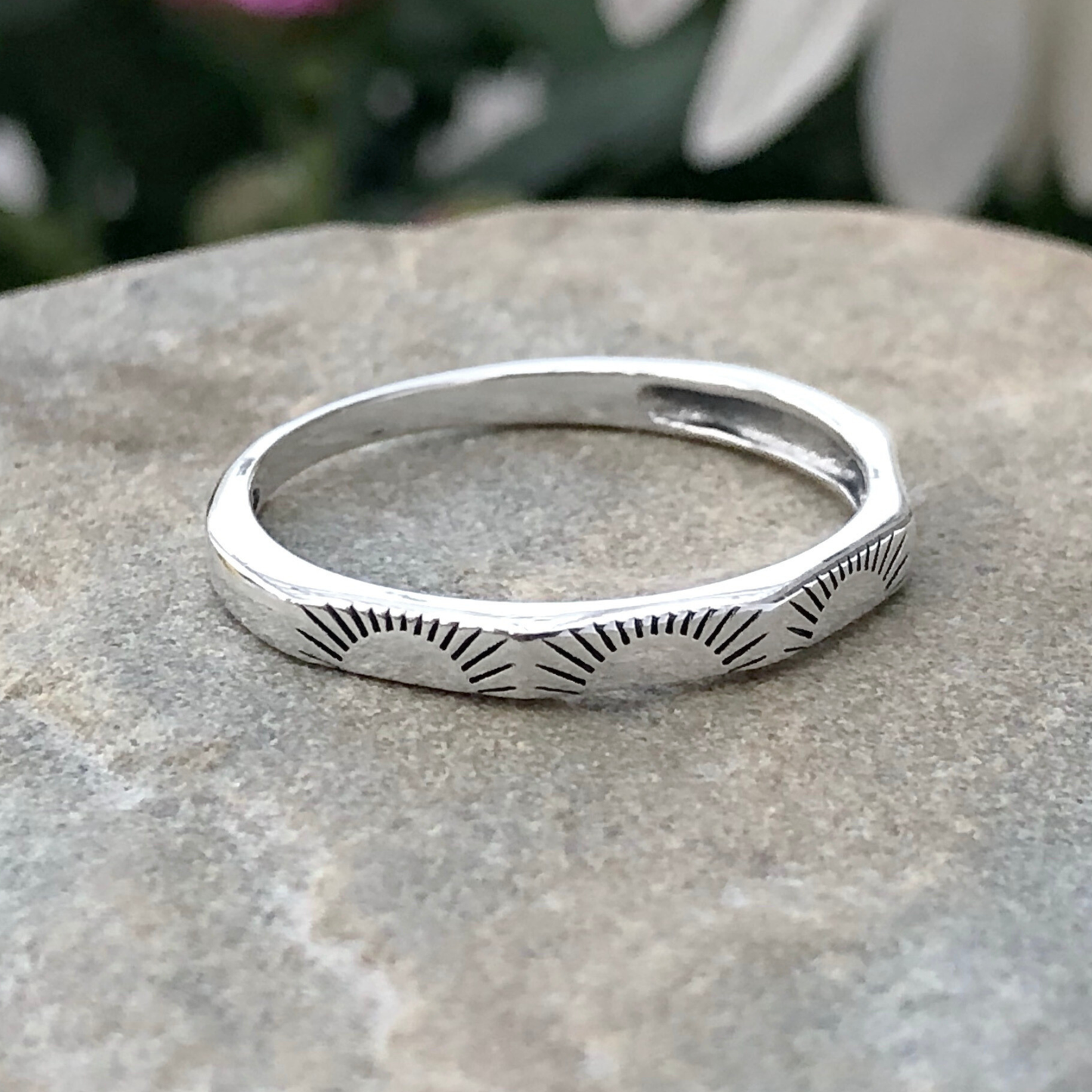 Sunset with Angles Ring