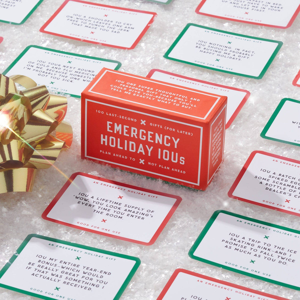 Brass Monkey Emergency Holiday IOUs Card Set