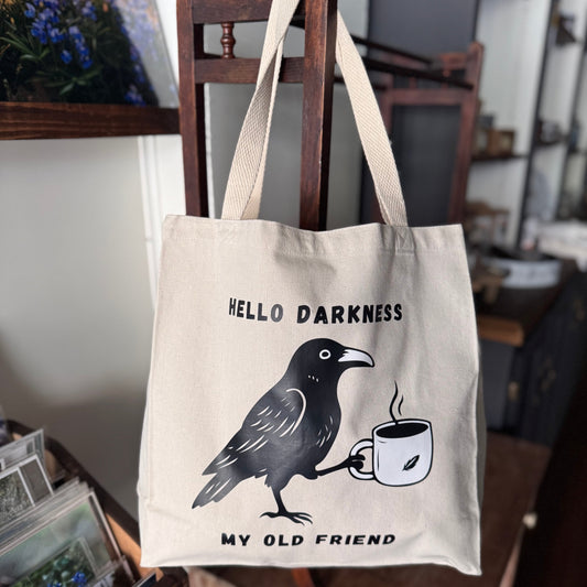 Hello Darkness Tote Bag