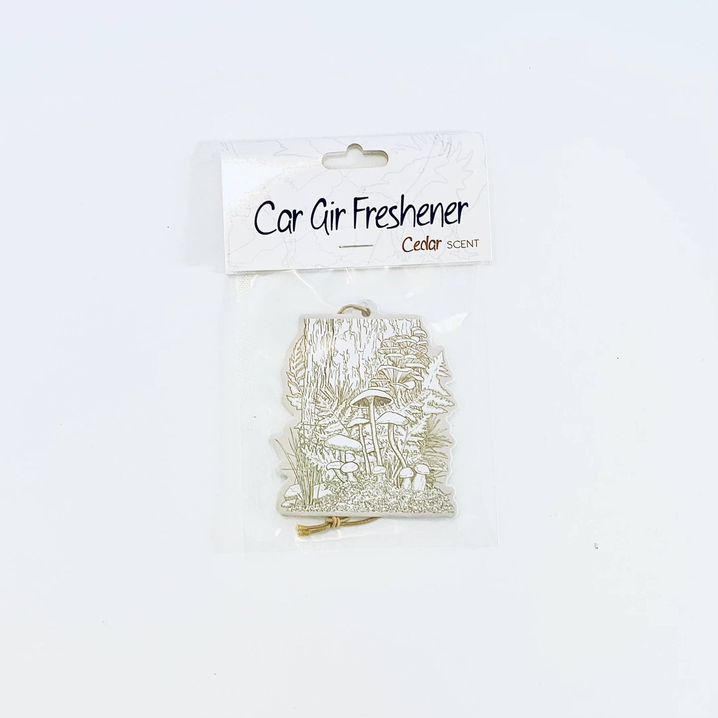 Forest Mushroom Car Air Freshener - Cedar scent