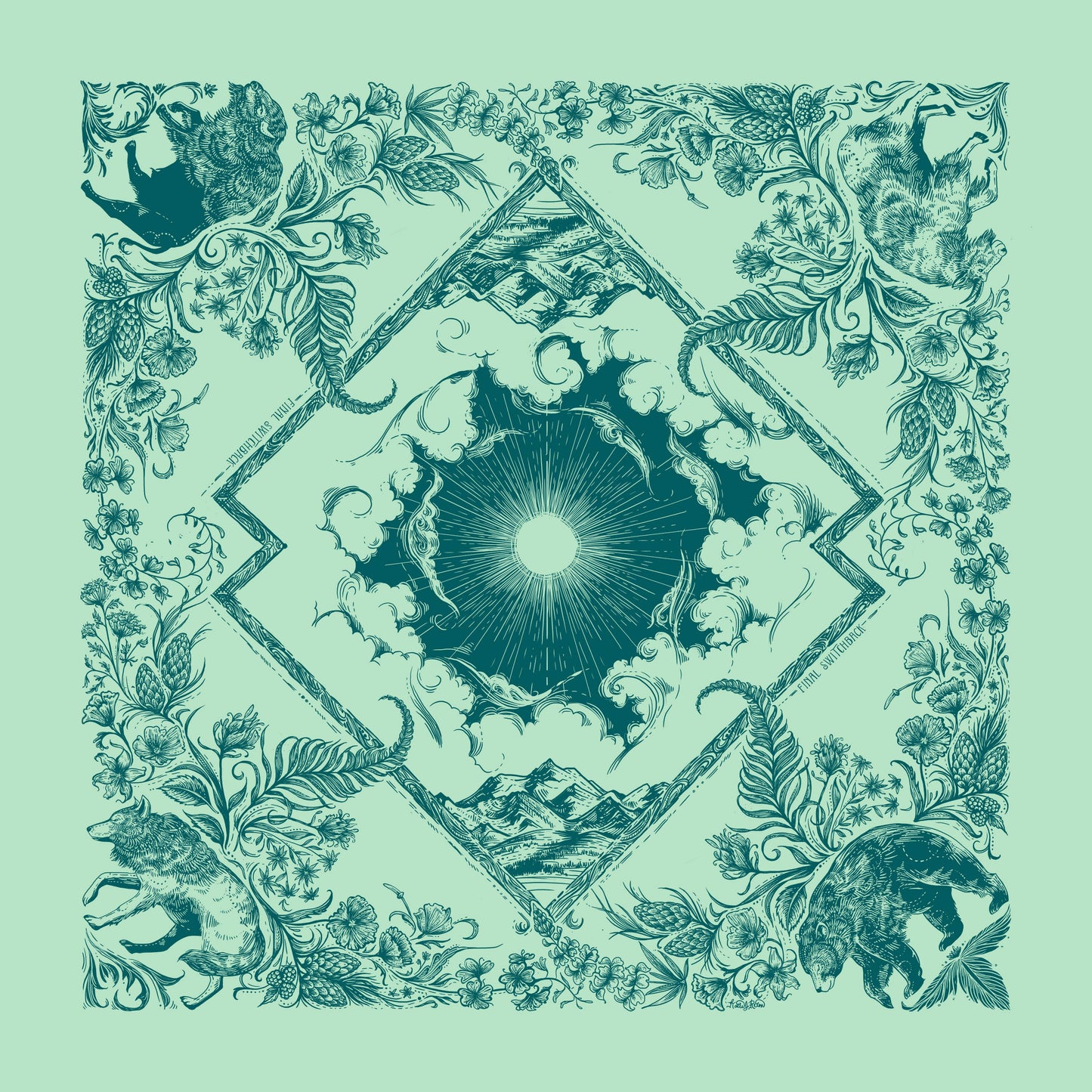 Backcountry Bandana in Mint