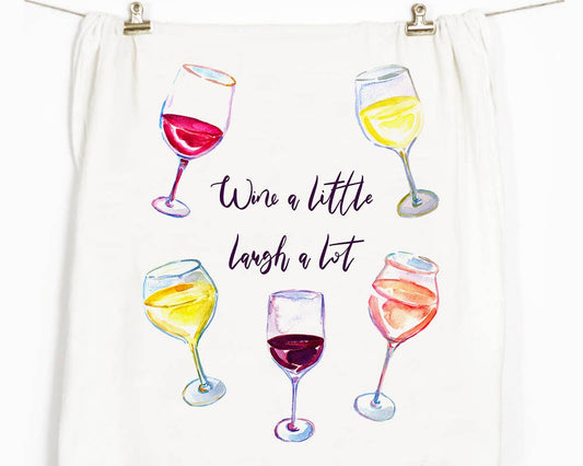 Wine A Little Tea Towel