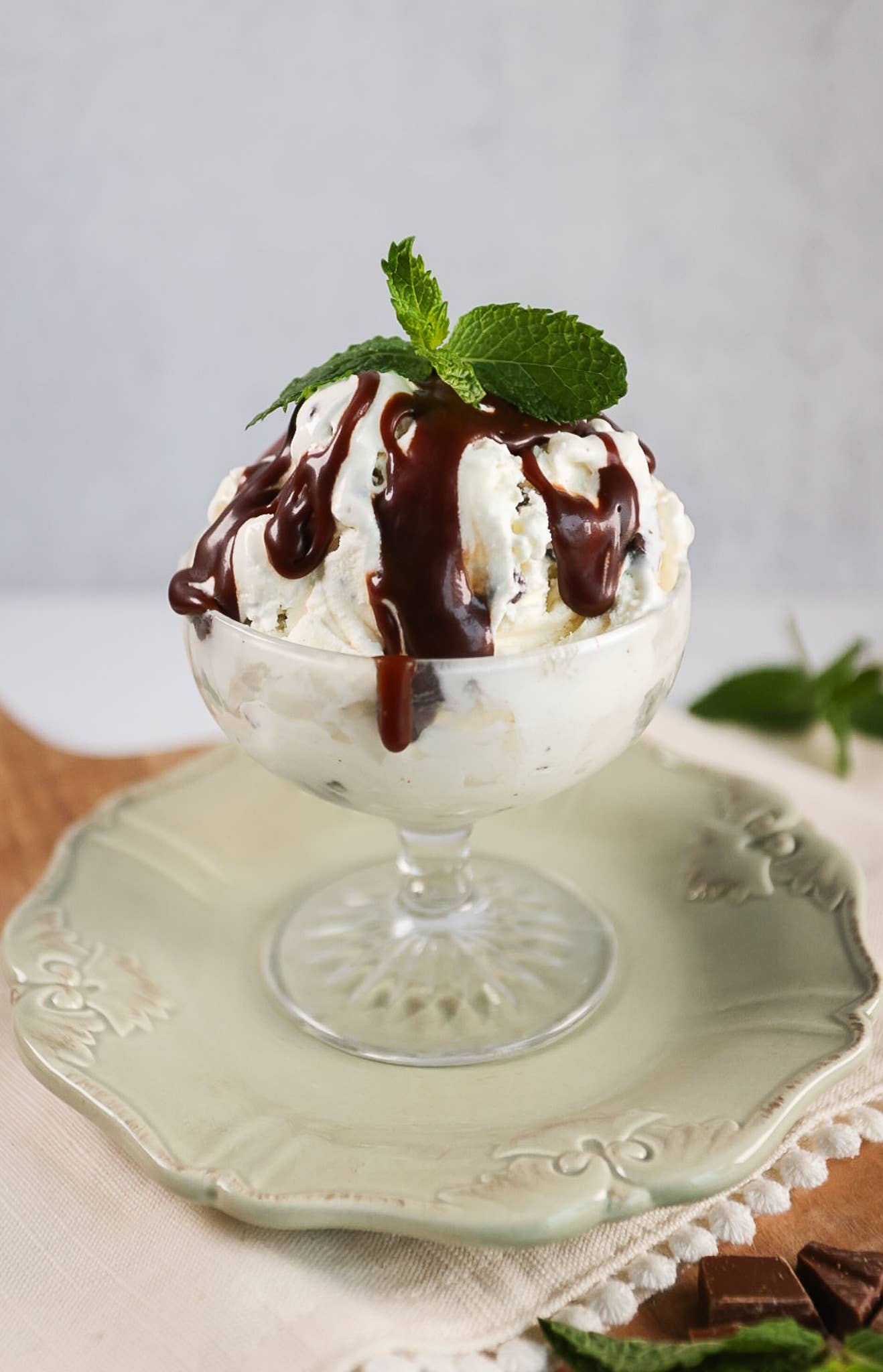 Mint Chocolate Caramel Sauce