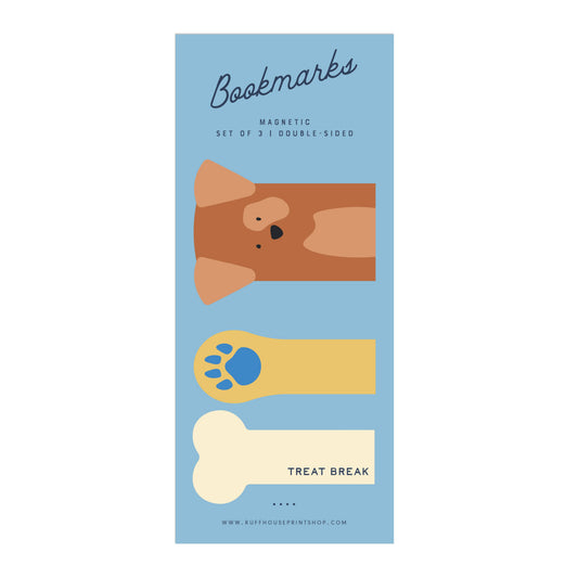Dog Magnetic Bookmark Set