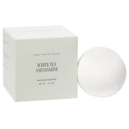 White Tea and Jasmine 4.6 oz Bath Bomb