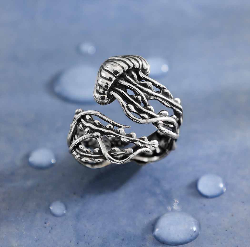 Adjustable Jellyfish Ring