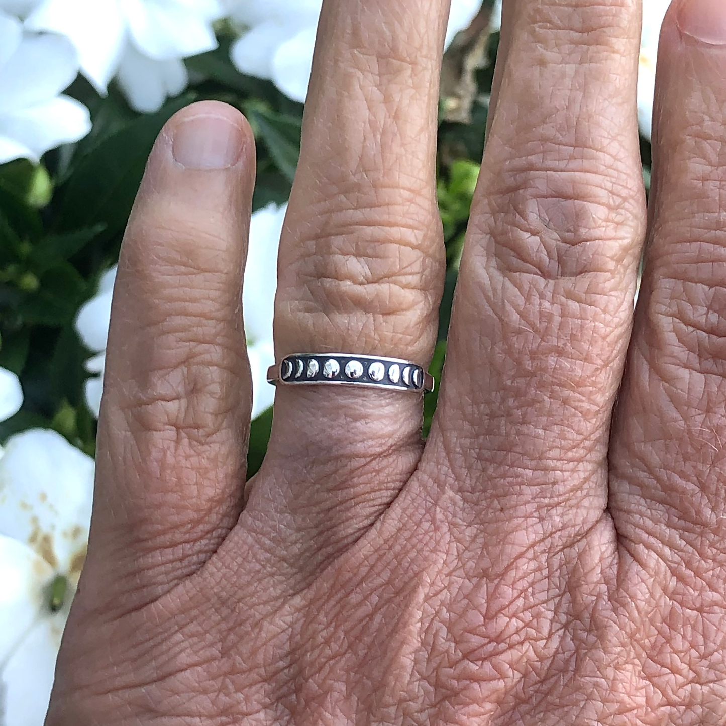 Moon Phases Dark Ring
