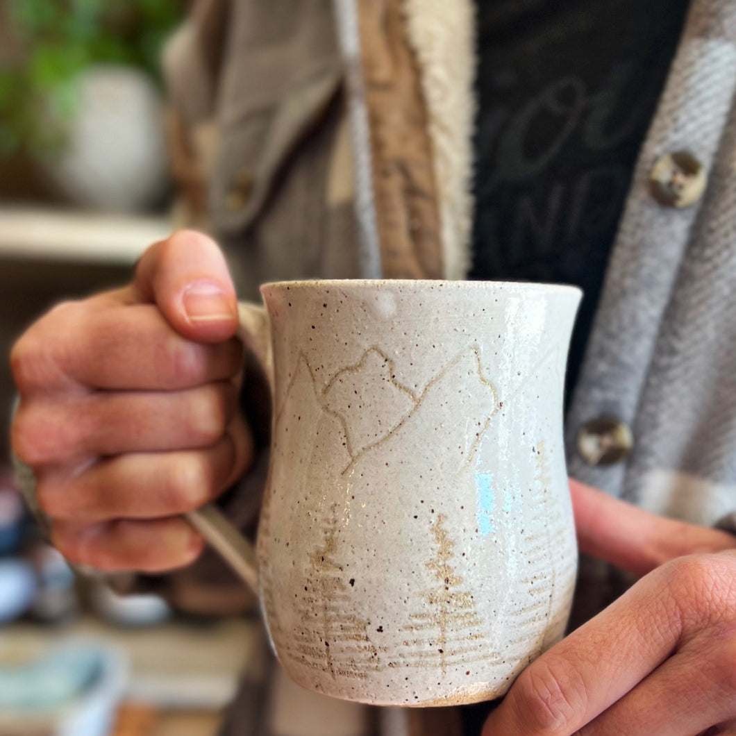 Forest of Trees Pottery Mug