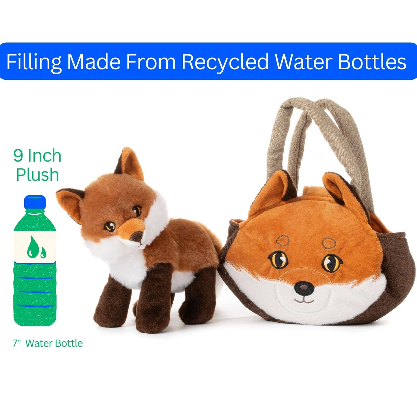 Purse & 9" Plush Red Fox