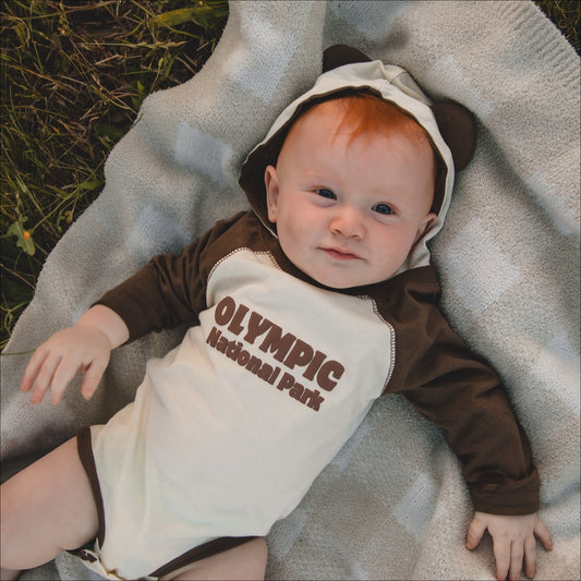 Olympic National Park Hooded Onesie