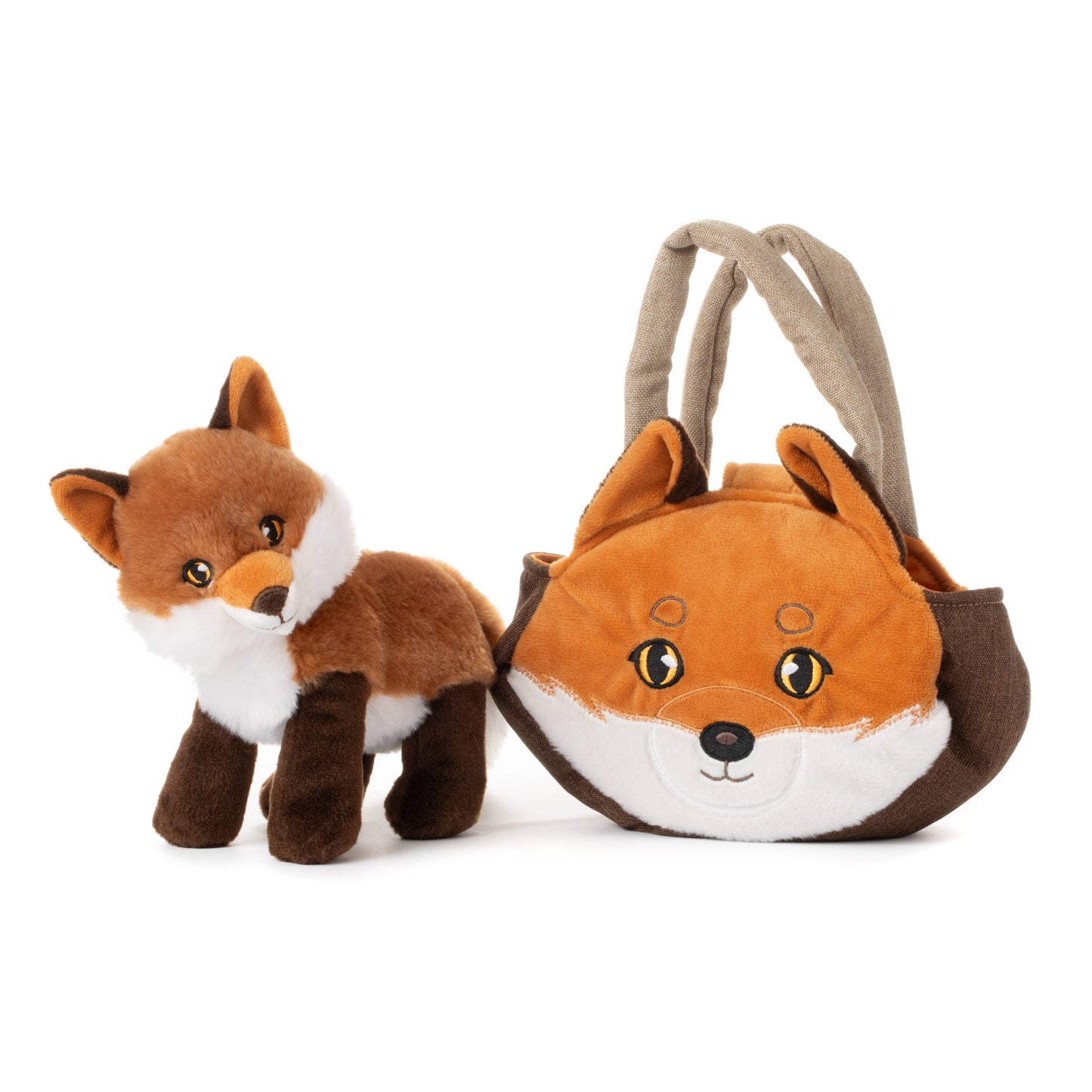Purse & 9" Plush Red Fox