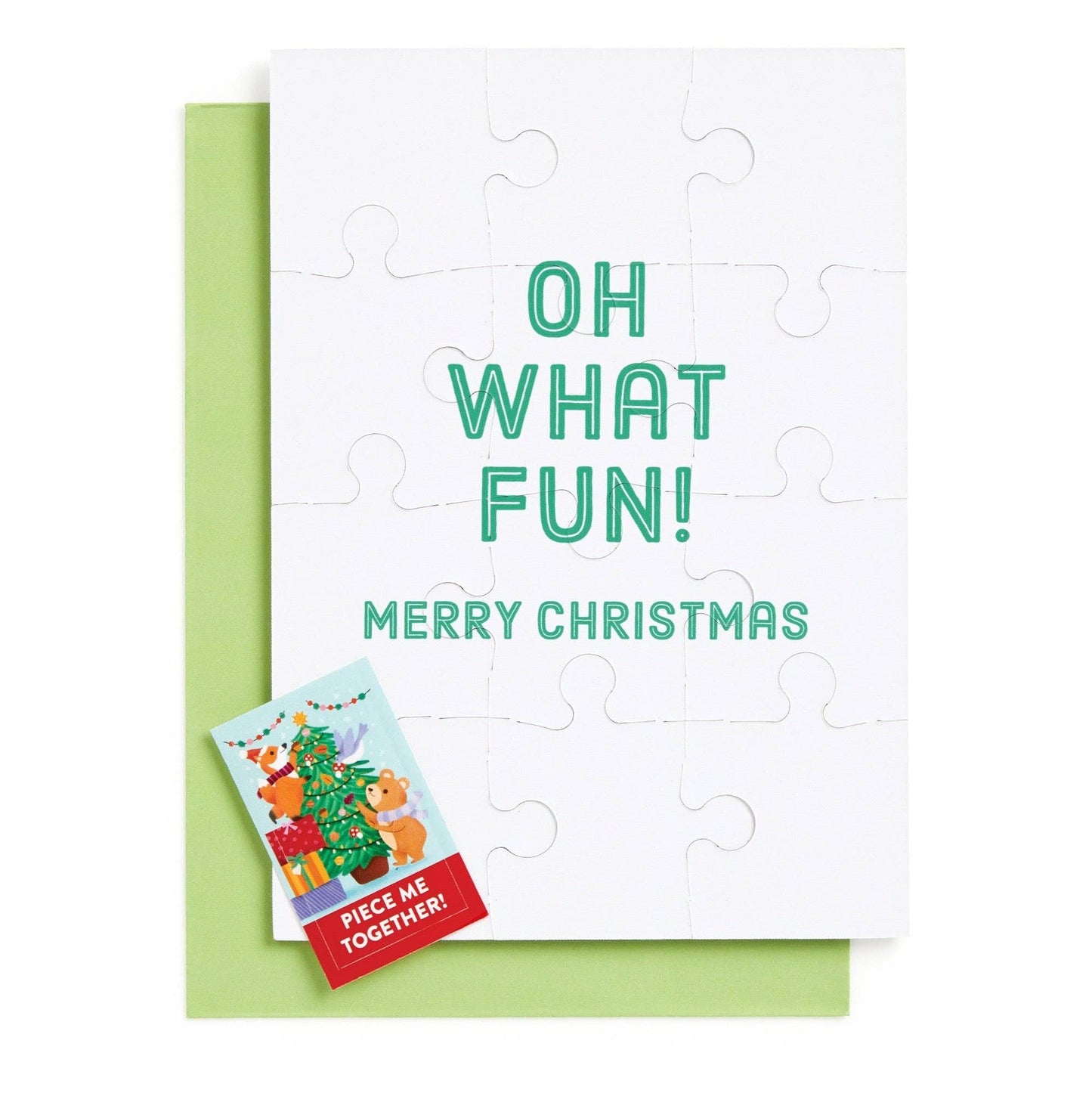 Christmas Critters Greeting Card Puzzle