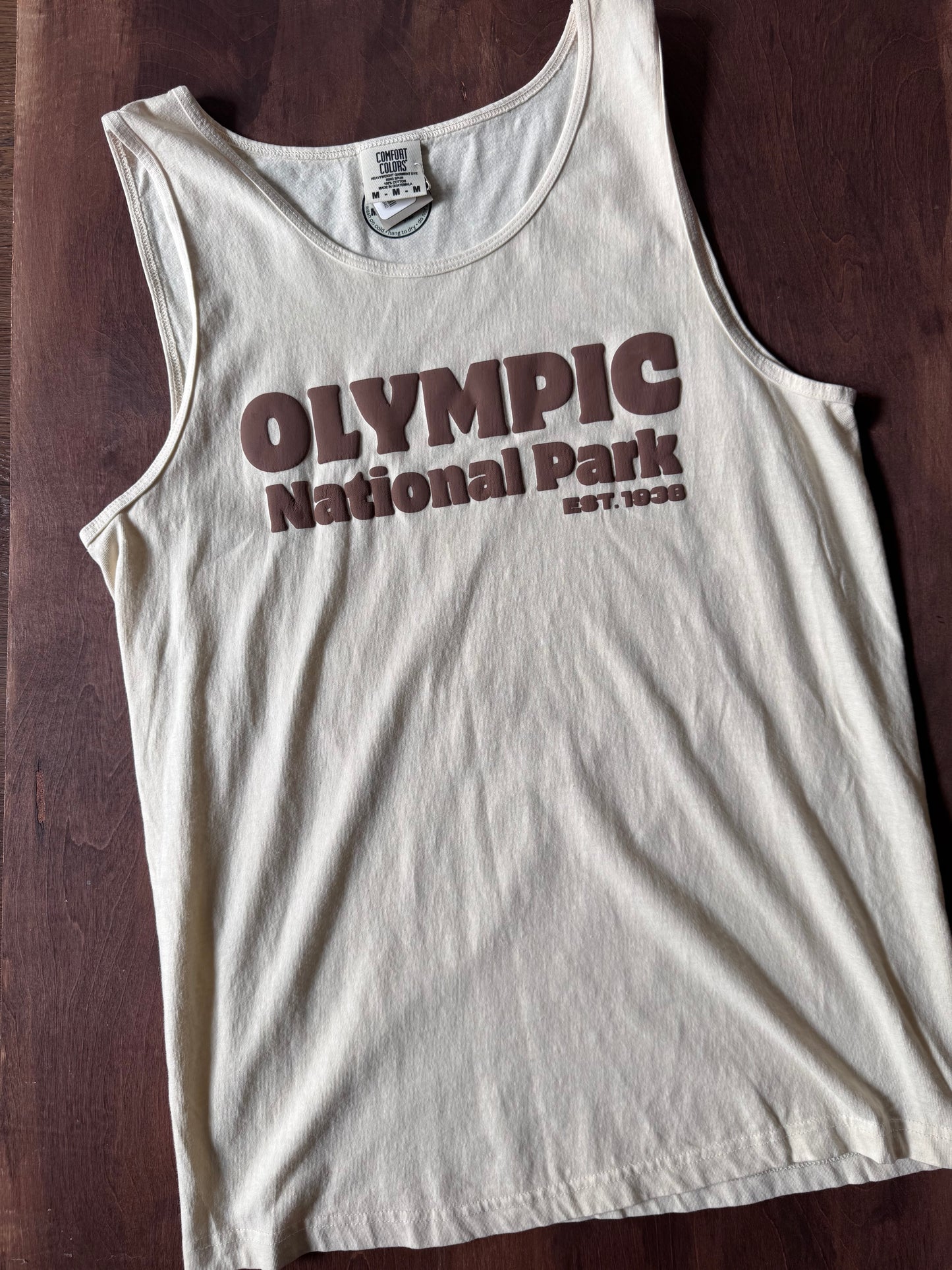 Olympic National Park Cream Tank Top