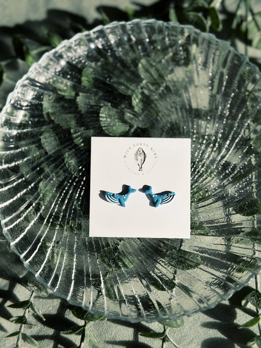 Whale Studs