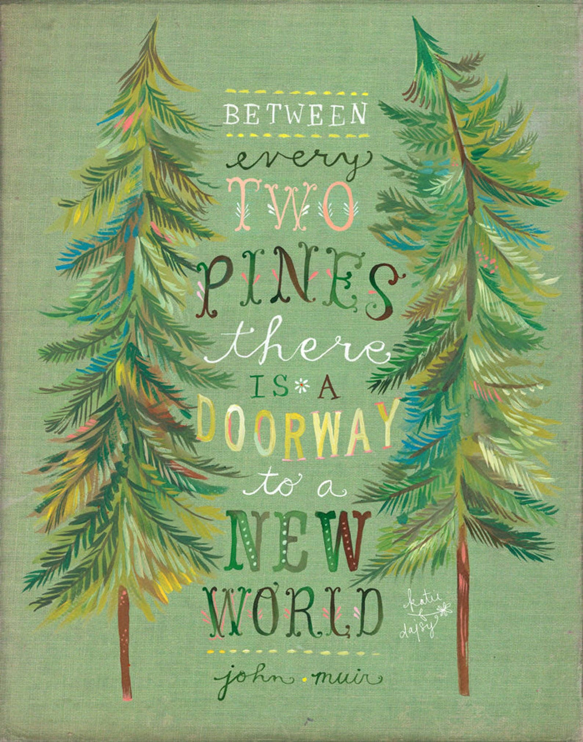 Two Pines Print