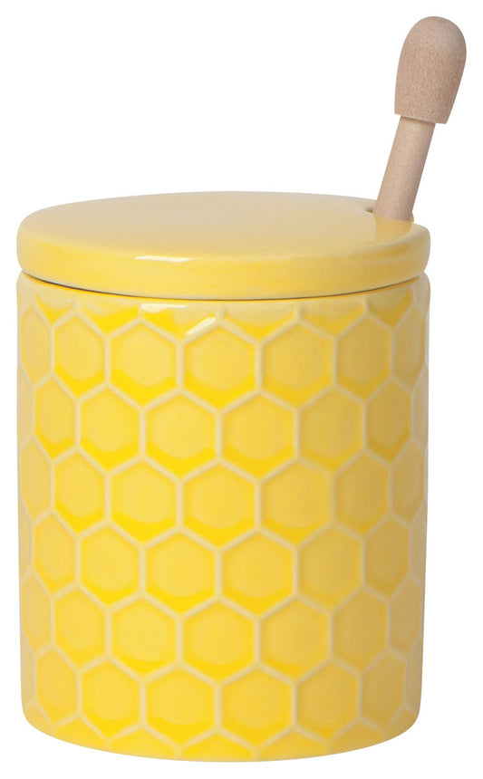 Honeycomb Honey Pot