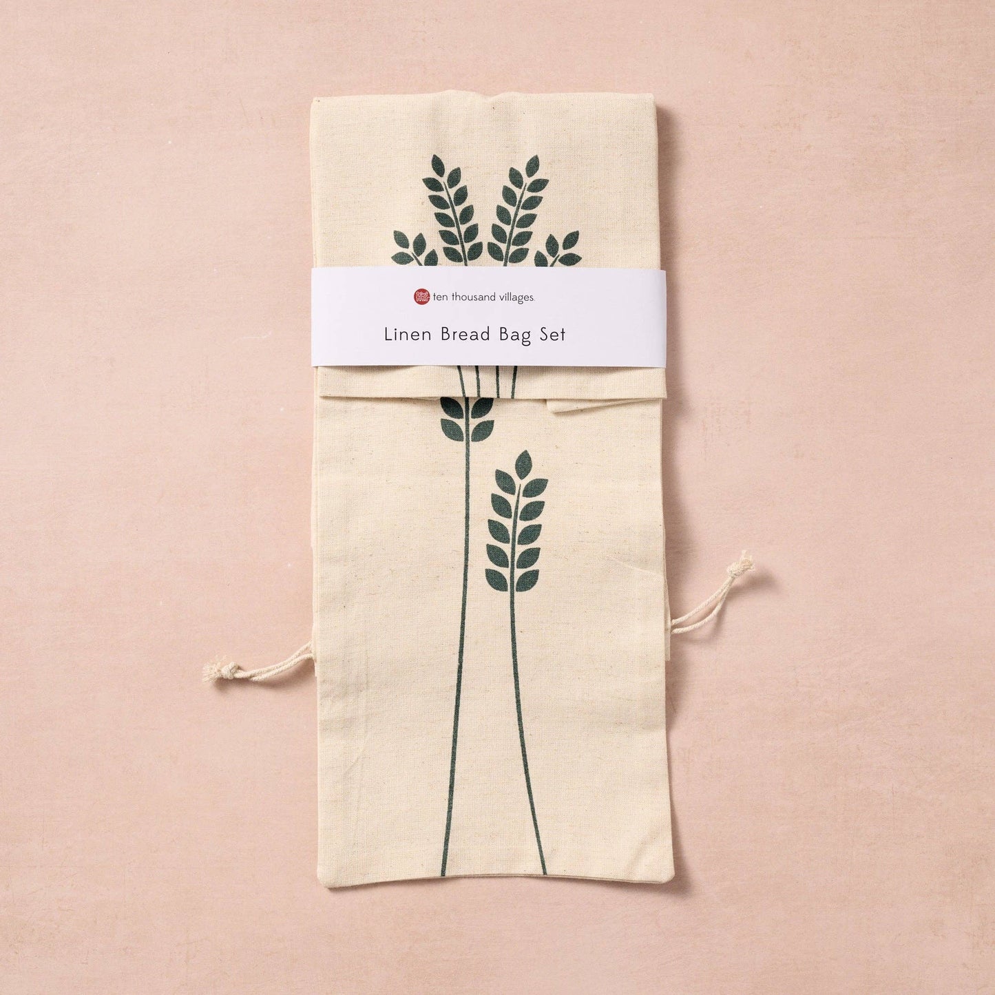Linen Bread Bag Set