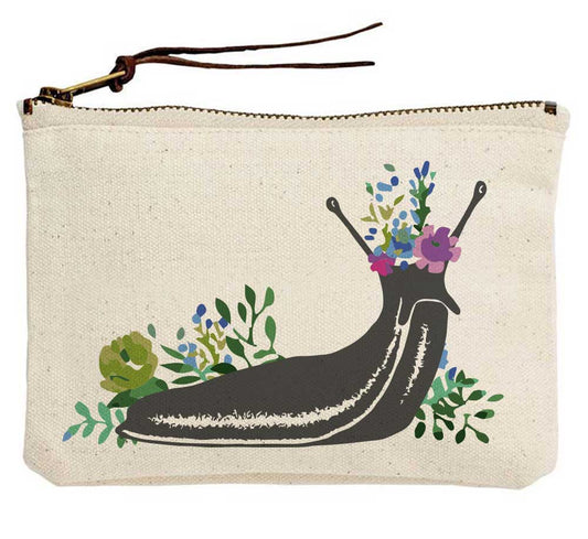 Pretty Slug Canvas Pouch