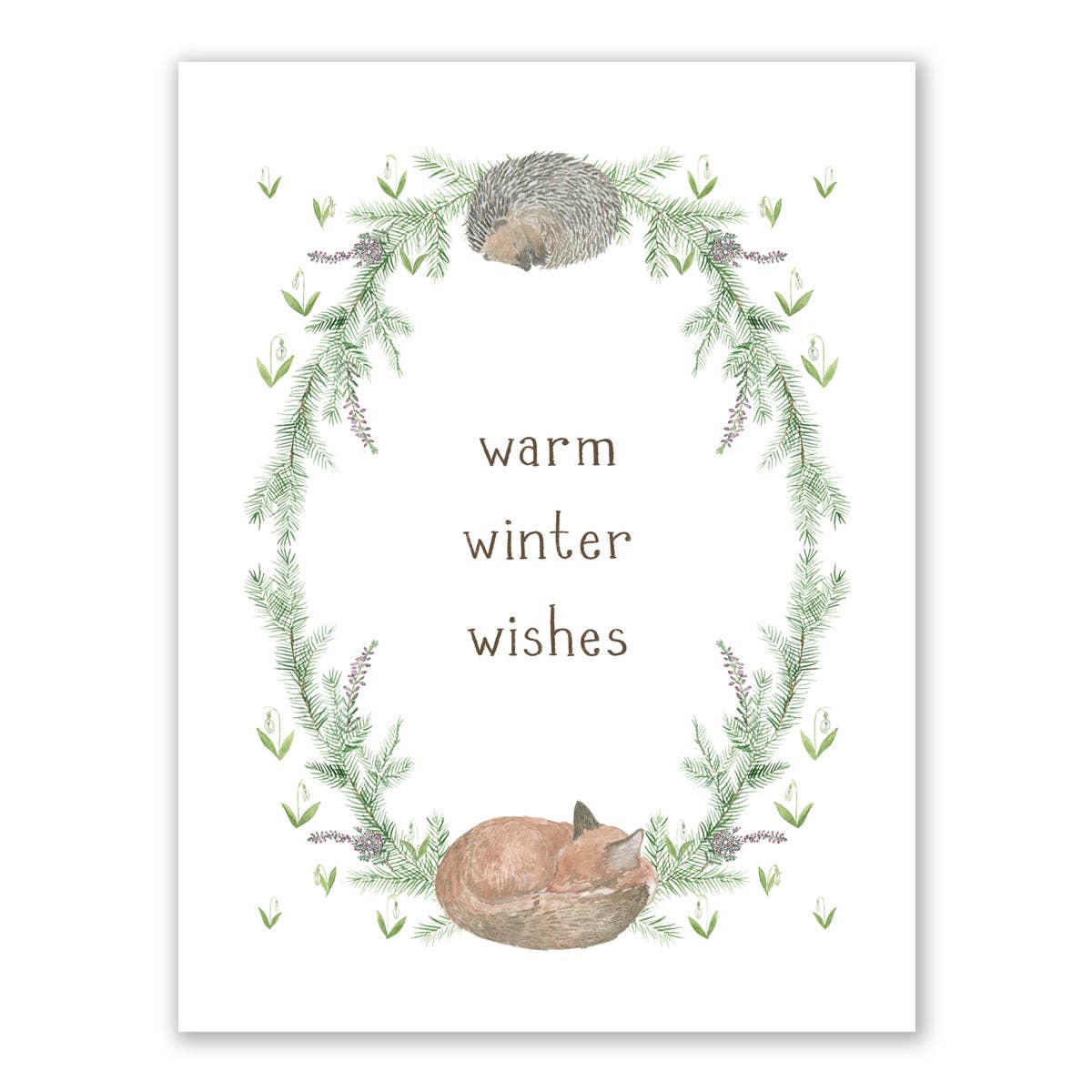 Winter Woodland Holiday Card