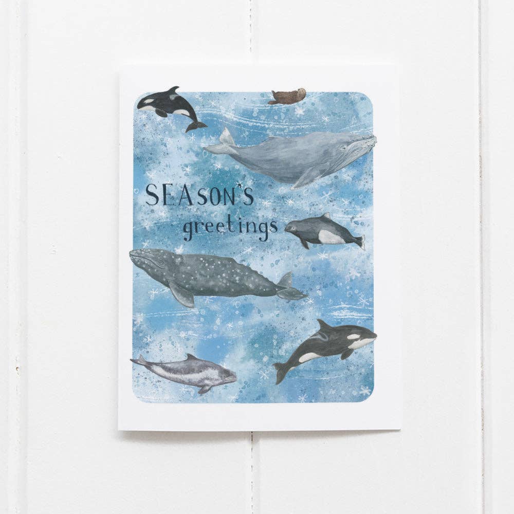 Season's Greetings Sea Life Holiday Card