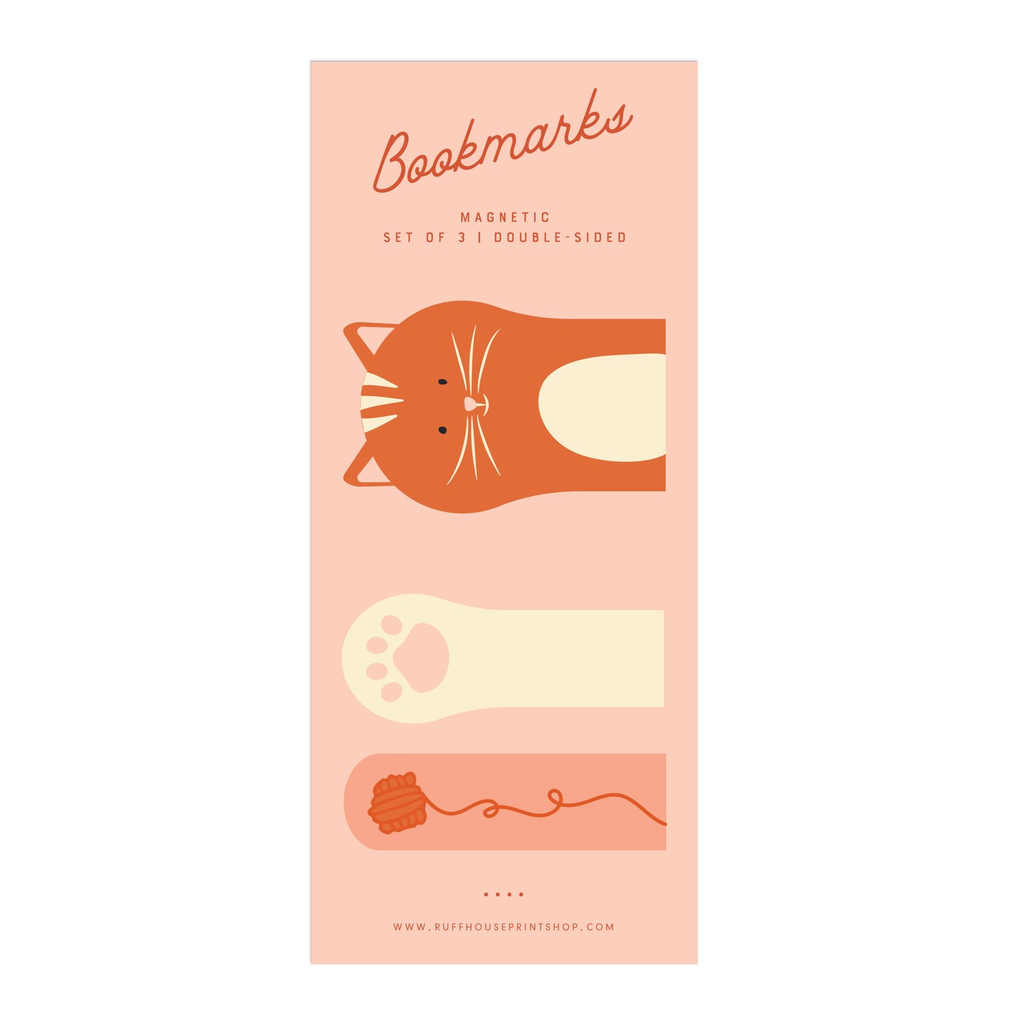Cat Magnetic Bookmark Set