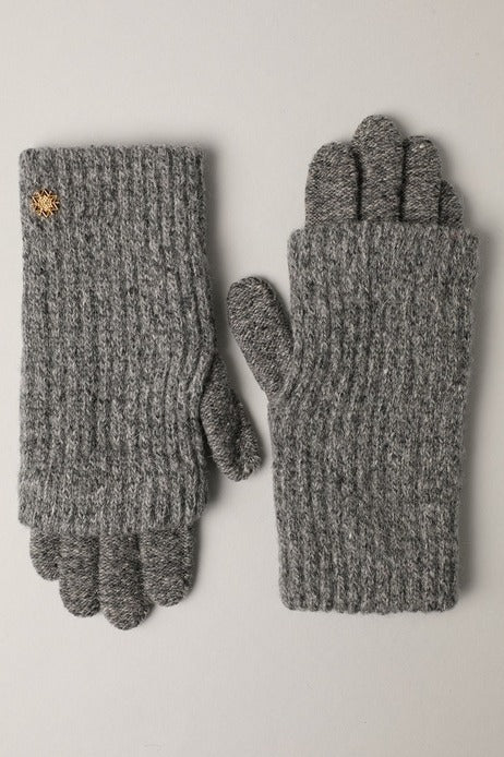 Winter Wool Blend Double Layer Knitted Gloves