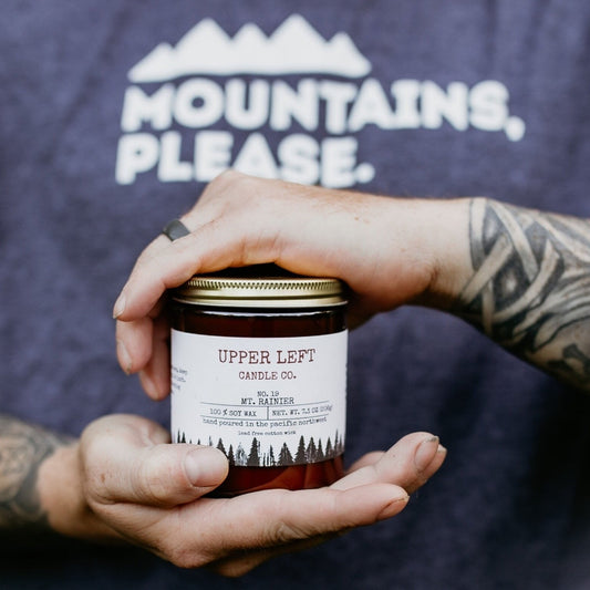 Mt. Rainier Candle