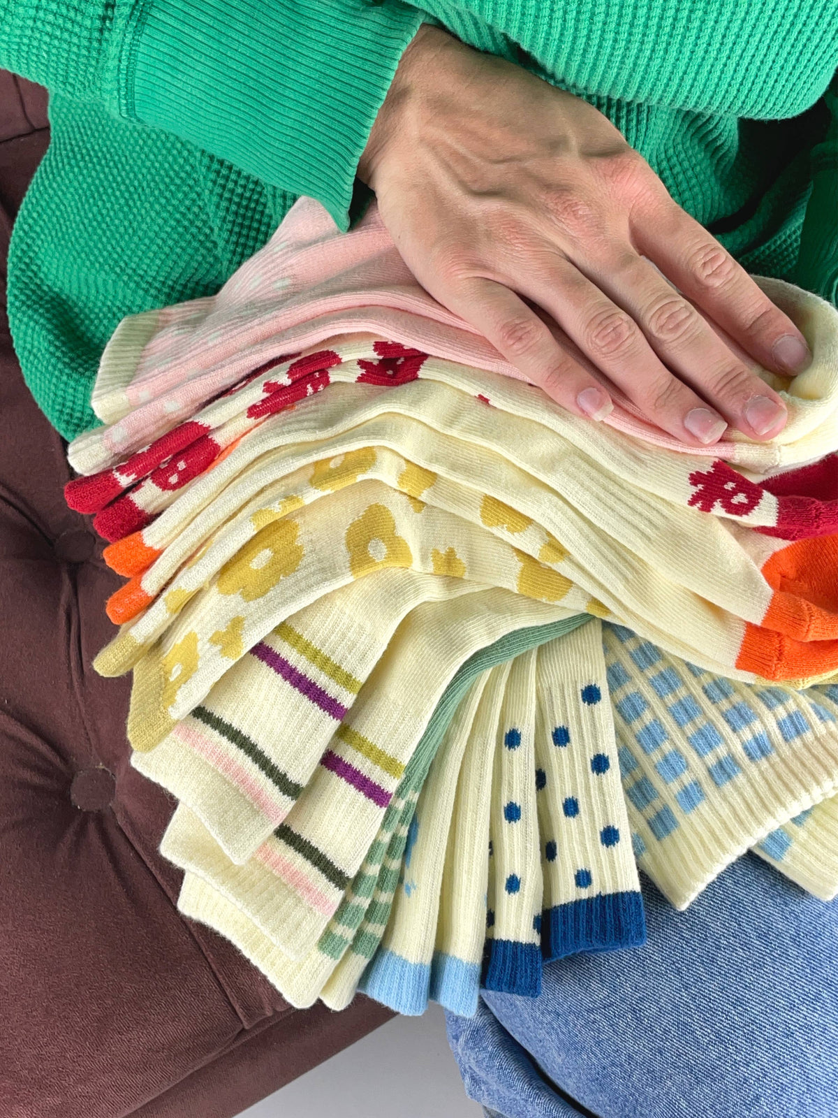 Cat Unisex Ribbed Crew Socks