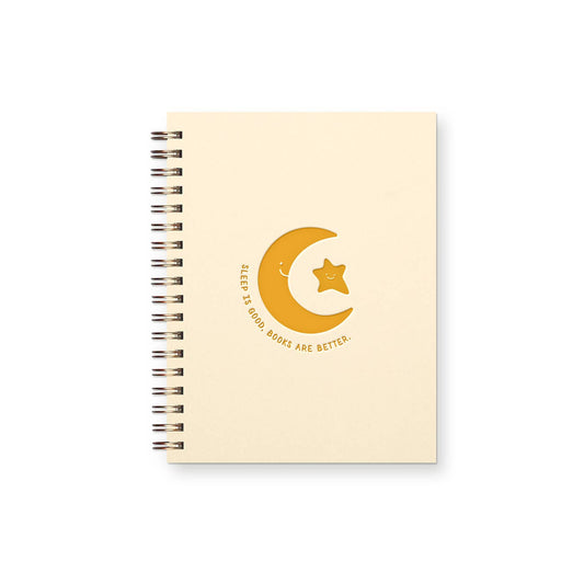 Books are Better Moon Book Log Reading Journal